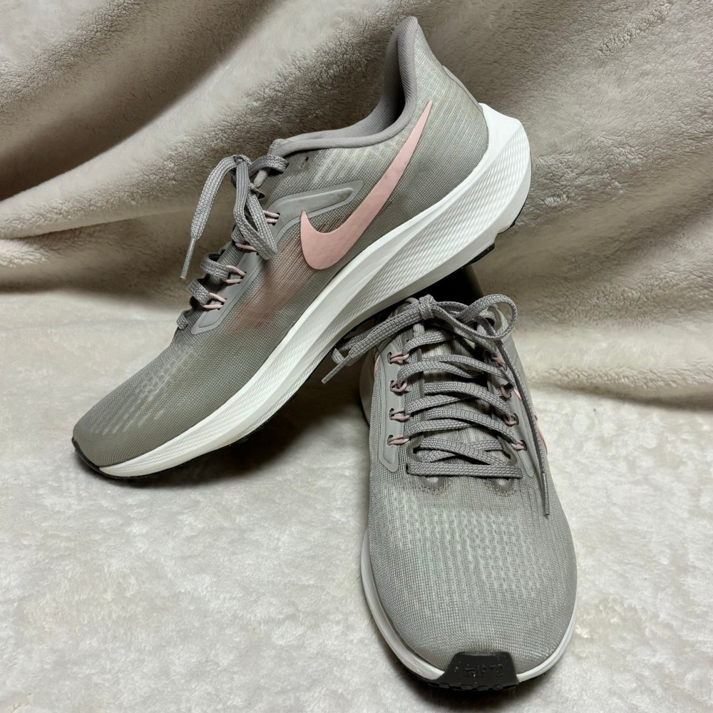 Nike Womens Air Zoom Pegasus 39 Running Shoes Size 10 Gray‎ Pink DH4072-003